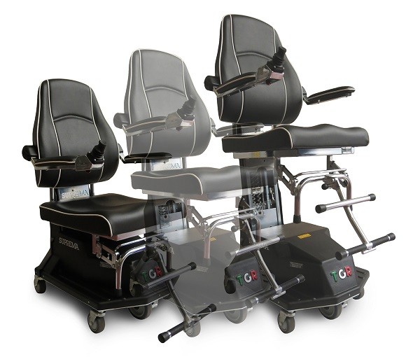 elektryczny wózek dla niepełnosprawnych z windą